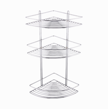 Wire Triple Corner Shelf